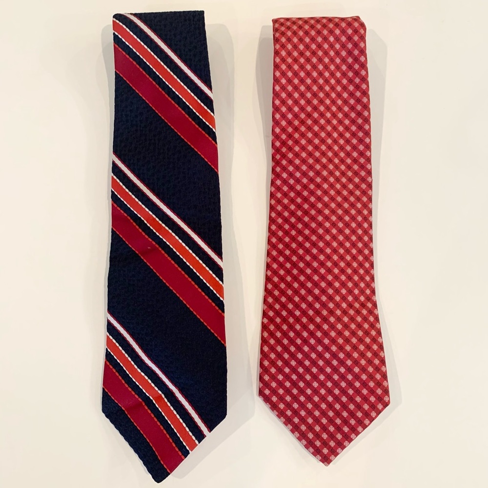 Wemlon by Wembley | Two Vintage Ties | Red Ties